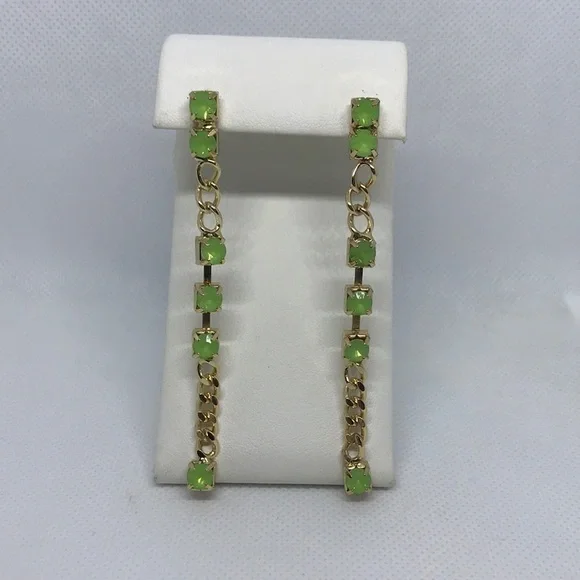 GREEN EARRINGS ✨✨✨ - Picture 1 of 2